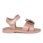 Ricco B-A30235P1 Παιδικό πέδιλο για κορίτσι δερμάτινο Χαλκός/Σατινέ