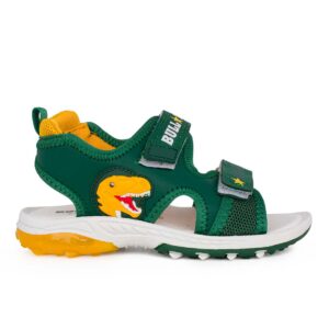 Bull Boys T-REX DNCL4535 VE40 Παιδικό πέδιλο για αγόρι σε ύφασμα Πράσινο