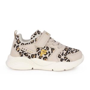 Fila SUGARBUSH 3 V 7AF43024-115 Παιδικό αθλητικό για κοριτσι σε συνθετικό δέρμα.Μπέζ/Χρυσό