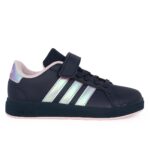 Adidas GRAND COURT 2.0 EL C IE3850 Παιδικό αθλητικό για κορίτσι σε συνθετικό δέρμα Μπλέ/Ροζ