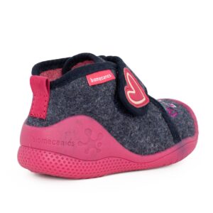 Biomecanics 241151-A089 Παιδικό παντοφλάκι για κορίτσι σε ύφασμα Μπλέ/Ρόζ - Image 3