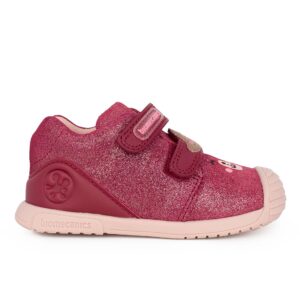 Biomecanics 241107-A787 Παιδικό Sneaker για κορίτσι δερμάτινο Μπορντώ