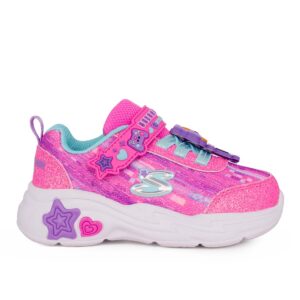 Skechers 302214N/PKMT Παιδικό αθλητικό για κοριτσι σε ύφασμα και συνθετικό δέρμα Ροζ