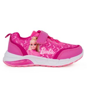Disney modum BA002655 Παιδικό αθλητικό Barbie με φωτάκια για κορίτσι σε ύφασμα με συνθετικό δέρμα Ρόζ
