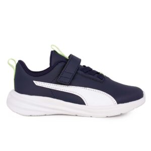 Puma Rikkie Runner SL AC+PS 396991-04 Παιδικό αθλητικό για αγόρι σε συνθετικό δέρμα Μπλέ
