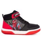 Disney modum SP013005 Παιδικό αθλητικό μποτάκι Spiderman με φωτάκια για αγόρι σε συνθετικό δέρμα Μπλέ/Κόκκινο