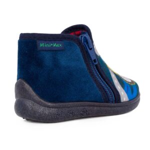 Mini Max ROAD PER ASSORTED BOX A Παιδικό παντοφλάκι για αγόρι σε ύφασμα Blue - Image 3