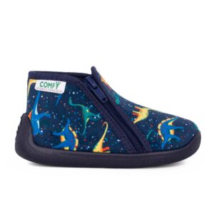 Comfy GRAFF PVT 0524 Παιδικό παντοφλάκι για αγόρι σε ύφασμα Μπλέ - Image 2