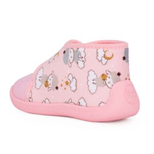 Comfy GALIASBPVT 0570 Παιδικό παντοφλάκι για κορίτσι σε ύφασμα Ροζ - Image 3
