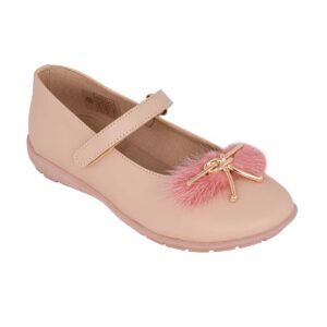 Ricco 1785N Παιδική μπαλαρίνα για κορίτσι σε συνθετικό οικολογικό δέρμα Nude - Image 2