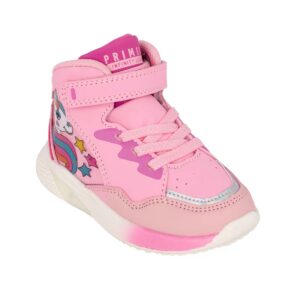 Primigi 6959200 Παιδικό μποτάκι για κορίτσι με φωτάκια μονόκερος σε συνθετικό οικολογικό δέρμα Ροζ - Image 2