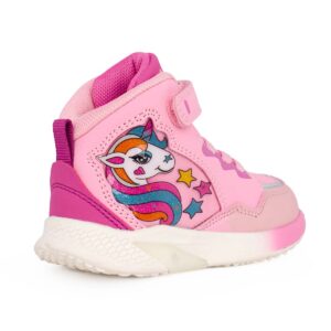 Primigi 6959200 Παιδικό μποτάκι για κορίτσι με φωτάκια μονόκερος σε συνθετικό οικολογικό δέρμα Ροζ - Image 3