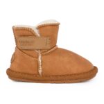 Conquitos OSSH501002-TAN Παιδικό μποτάκι unisex σε συνθετικό δέρμα Καφέ