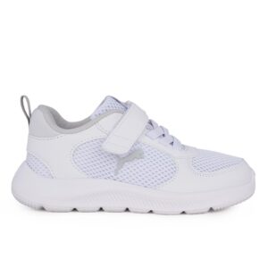 Puma Fun Racer 2 AC PS 400580 05 Παιδικό αθλητικό unisex σε συνθετικό δέρμα και ύφασμα Άσπρο
