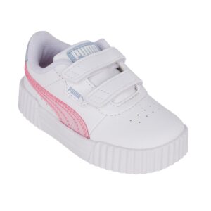 Puma Carina 3.0 Blurry DreamsVlnf 400611 01 Παιδικό sneaker για κορίτσι σε συνθετικό δέρμα Άσπρο/Ροζ - Image 2