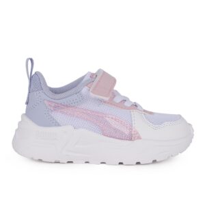 Puma TrinitLite Blurry Dreams AC+Inf 402267 01 παιδικό running αθλητικό για κορίτσι σε συνθετικό δέρμα και ύφασμα σε Λευκό