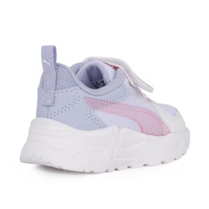Puma TrinitLite Blurry Dreams AC+Inf 402267 01 παιδικό running αθλητικό για κορίτσι σε συνθετικό δέρμα και ύφασμα σε Λευκό - Image 3