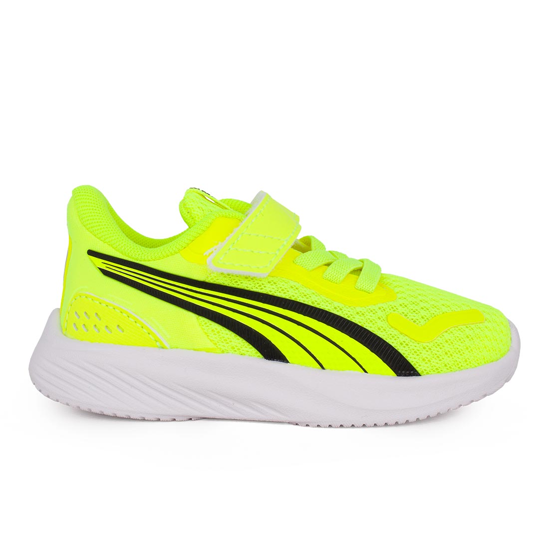 IMG_6640-1 Puma Pounce AC Inf 401516 02 Παιδικό αθλητικό running unisex σε ύφασμα Λάιμ - Image 1