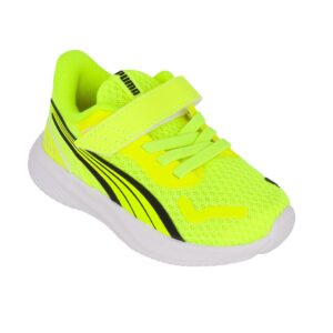 Puma Pounce AC Inf 401516 02 Παιδικό αθλητικό running unisex σε ύφασμα Λάιμ - Image 2