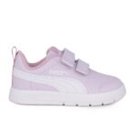Puma Courtflex V3 V Inf 310252 12 Παιδικό sneaker για κορίτσι σε συνθετικό δέρμα Μωβ