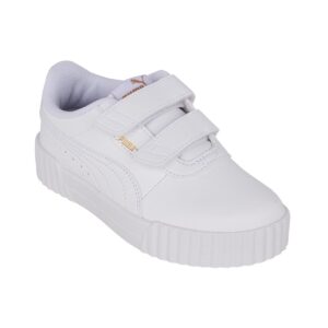 Puma Carina 3.0 V PS 401478 01 Παιδικό Sneaker unisex σε συνθετικό δέρμα Λευκό - Image 2