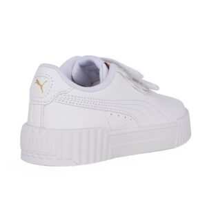 Puma Carina 3.0 V PS 401478 01 Παιδικό Sneaker unisex σε συνθετικό δέρμα Λευκό - Image 3