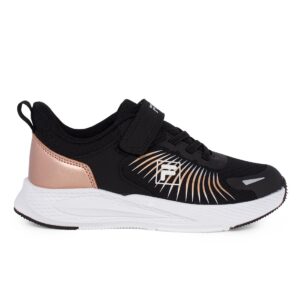 Fila Memory Arrow V 3AF51016-095 Παιδικό αθλητικό για κορίτσι σε συνθετικό δέρμα και ύφασμα Μαύρο /Χρυσό