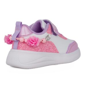 Lelli Kelly GIOIELLO LKAA4729 A00-BIRO Παιδικό Sneaker για κορίτσι σε συνθετικό δέρμα Λευκό/Ροζ - Image 3