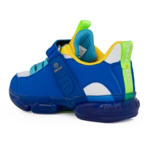 Bull Boys T-REX DNAR5008 A00-BIRY Παιδικό sneaker για αγόρι σε συνθετικό δέρμα και ύφασμα Μπλέ ρουά/ λευκό /Κίτρινο - Image 3