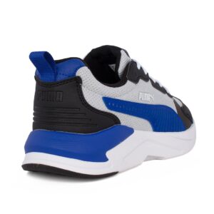 Puma X-Ray 3 LT Jr 401493 03 Παιδικό αθλητικό running για αγόρι σε συνθετικό δέρμα και ύφασμα Μαύρο/Γκρί/Μπλέ - Image 3
