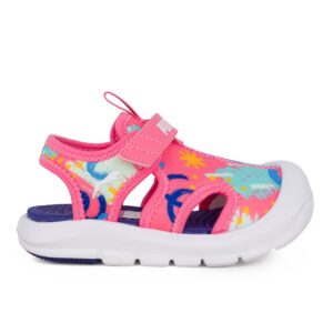 Puma Fun Racer Sandal LAOPVInf 401695 02 παιδικό παπουτσοπέδιλο για κορίτσι σε συνθετικό υλικό και ύφασμα Ροζ/Μωβ