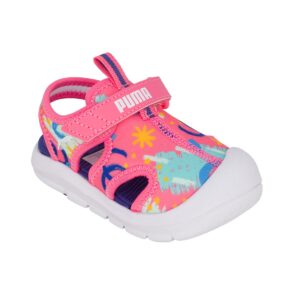 Puma Fun Racer Sandal LAOPVInf 401695 02 παιδικό παπουτσοπέδιλο για κορίτσι σε συνθετικό υλικό και ύφασμα Ροζ/Μωβ - Image 2