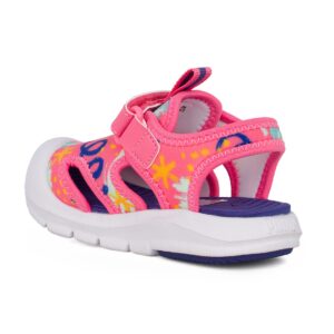 Puma Fun Racer Sandal LAOPVInf 401695 02 παιδικό παπουτσοπέδιλο για κορίτσι σε συνθετικό υλικό και ύφασμα Ροζ/Μωβ - Image 3