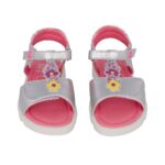 Agatha Ruiz De La Prada  252925-Β198 Παιδικό πέδιλο για κορίτσι σε συνθετικό δέρμα Άσημι