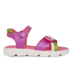 Agatha Ruiz De La Prada 252970-A146 παιδικό πέδιλο για κορίτσι σε συνθετικό δέρμα Μωβ/Πολύχρωμο - Image 2