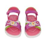 Agatha Ruiz De La Prada 252970-A146 παιδικό πέδιλο για κορίτσι σε συνθετικό δέρμα Μωβ/Πολύχρωμο