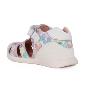 Biomecanics Napa 252110-B050 παιδικό παπουτσοπέδιλο για κορίτσι δερμάτινο Λευκό/Καρδιές - Image 3