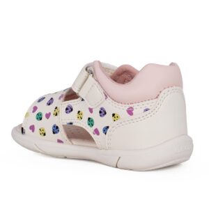 Geox B SANDAL ZAPITO C B556FC 000BC C0653 Παιδικό παπουτσοπέδιλο για κορίτσι σε οικολογικό δέρμα 'Ασπρο - Image 3