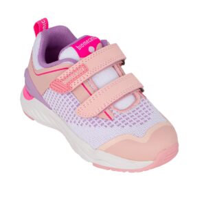 Biomecanics Rejilla 252270-B113 Παιδικό sneaker για κορίτσι σε δέρμα και ύφασμα Λευκό /Ροζ - Image 2