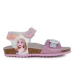 Geox J ADRIEL G J558MG  0NFKC C8004 A Παιδικό πέδιλο Frozen για κορίτσι σε οικολογικό δέρμα  Ροζ