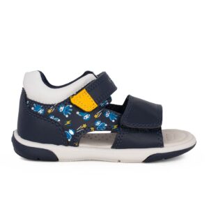 Geox B SANDAL ZAPITO A B556EA 05404 CF42Q Παιδικό πέδιλο για αγόρι σε οικολογικό δέρμα Μπλε
