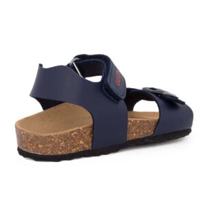 Geox J GHITA B. J028LB 00054 C0735 A Παιδικό πέδιλο για αγόρι σε οικολογικό δέρμα Μπλε - Image 3