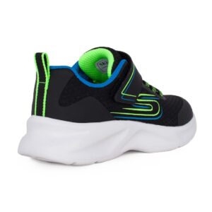 Skechers Dynamatic-Swift Tread 405112L/BBLM Παιδικό αθλητικό για αγόρι σε συνθετικό δέρμα και ύφασμα Black/Blue/Lime - Image 3