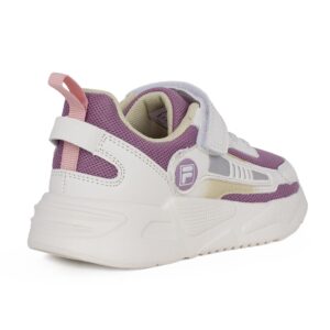 Fila Memory Twink V 3AF51014-810 παιδικό αθλητικό για κορίτσι σε συνθετικό δέρμα και ύφασμα Λευκό/Μωβ - Image 3