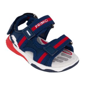 Primigi 7953033 Παιδικό πέδιλο  για αγόρι σε συνθετικό δέρμα και ύφασμα Μπλέ/Κόκκινο - Image 2