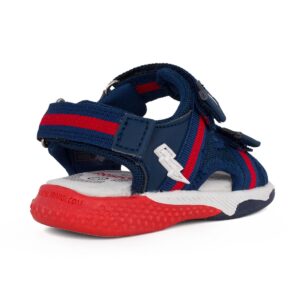 Primigi 7953033 Παιδικό πέδιλο  για αγόρι σε συνθετικό δέρμα και ύφασμα Μπλέ/Κόκκινο - Image 3