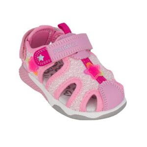 Primigi 7953211 Παιδικό παπουτσοπέδιλο για κορίτσι σε δέρμα και ύφασμα Ροζ/Μωβ - Image 2