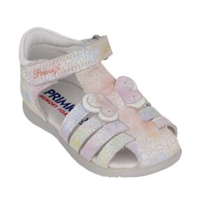 Primigi 7911722 Παιδικό παπουτσοπέδιλο για κορίτσι  δερμάτινο Λευκό/Πολύχρωμο - Image 2