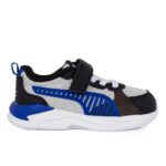 Puma X-Ray 3 LT AC+Inf 401495-03 Παιδικό αθλητικό running για αγόρι σε συνθετικό δέρμα και ύφασμα Μπλέ/Γκρι/Μαύρο