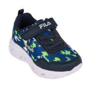 Fila Blink 3 V 7AF51010-233 Παιδικό αθλητικό με φωτάκια για αγόρι σε συνθετικό δέρμα και ύφασμα Μπλε - Image 2